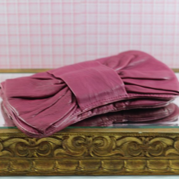 Steven by Steve Madden Pink Leather Clutch - Picture 8 of 11
